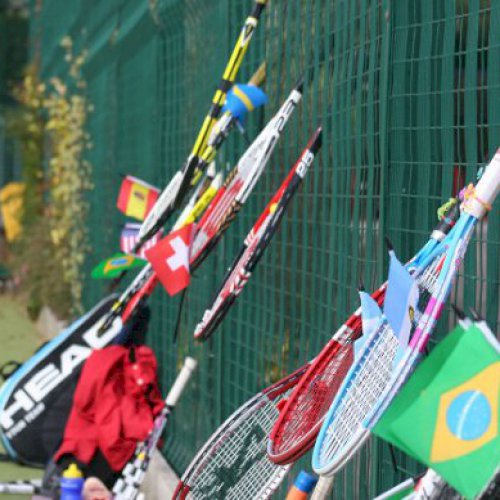 Rackets in fence